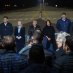 Cornejo inauguró un tramo de la Doble Vía del Este y ratificó la intervención de rutas nacionales