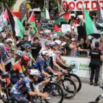 Protestas propalestinas obligaron a suspender la última etapa de la Vuelta a España