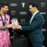 Lionel Messi presentó su propia copa y recibió el premio al mejor jugador de la MLS