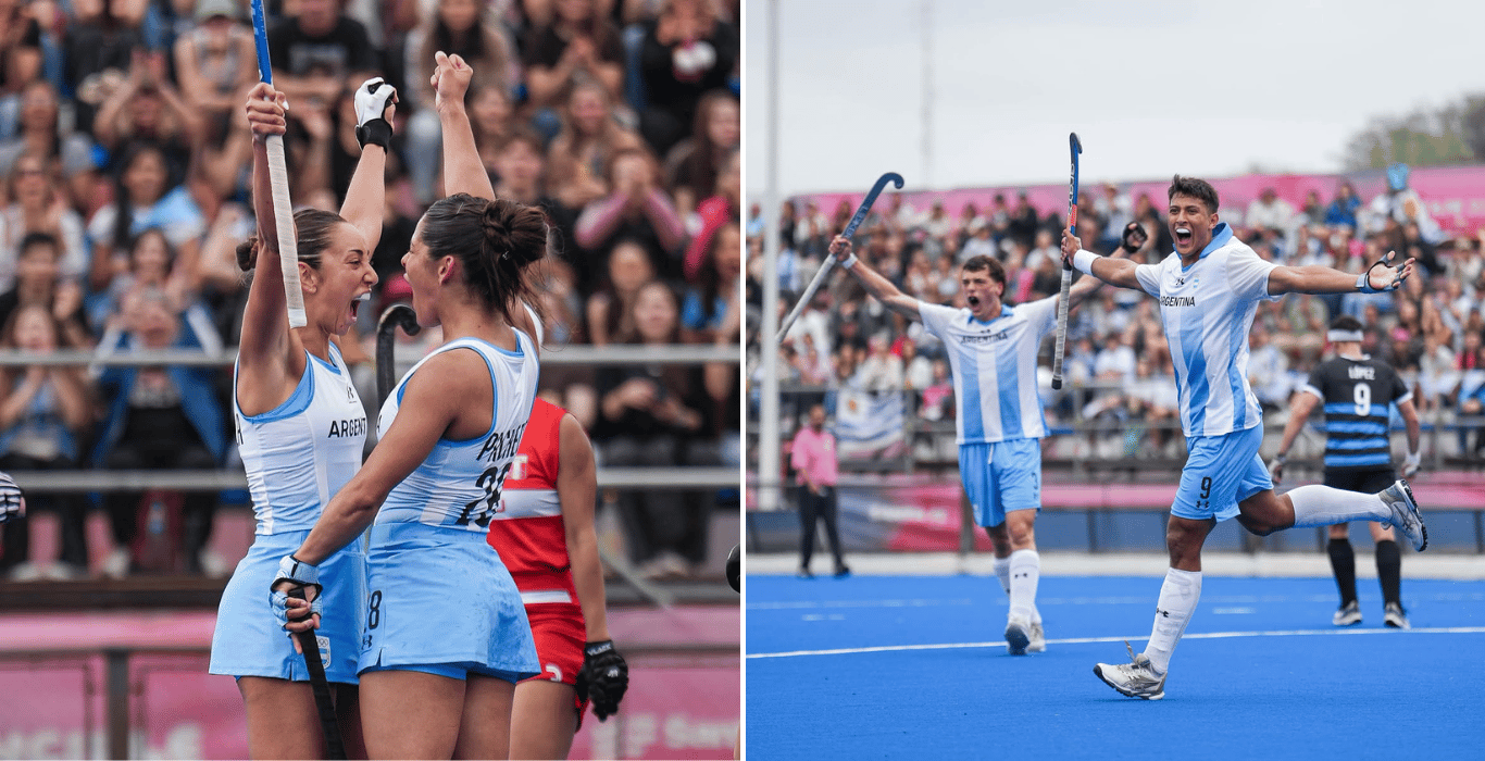 El hockey argentino arrasó en los Juegos Suramericanos: Los Leones y Las Leonas se quedaron con el oro